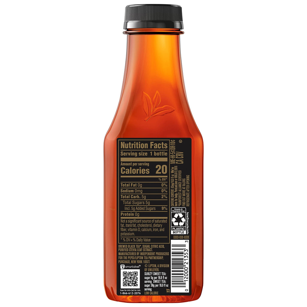 Pure Leaf Iced Tea, Extra Sweet, 18.5 oz