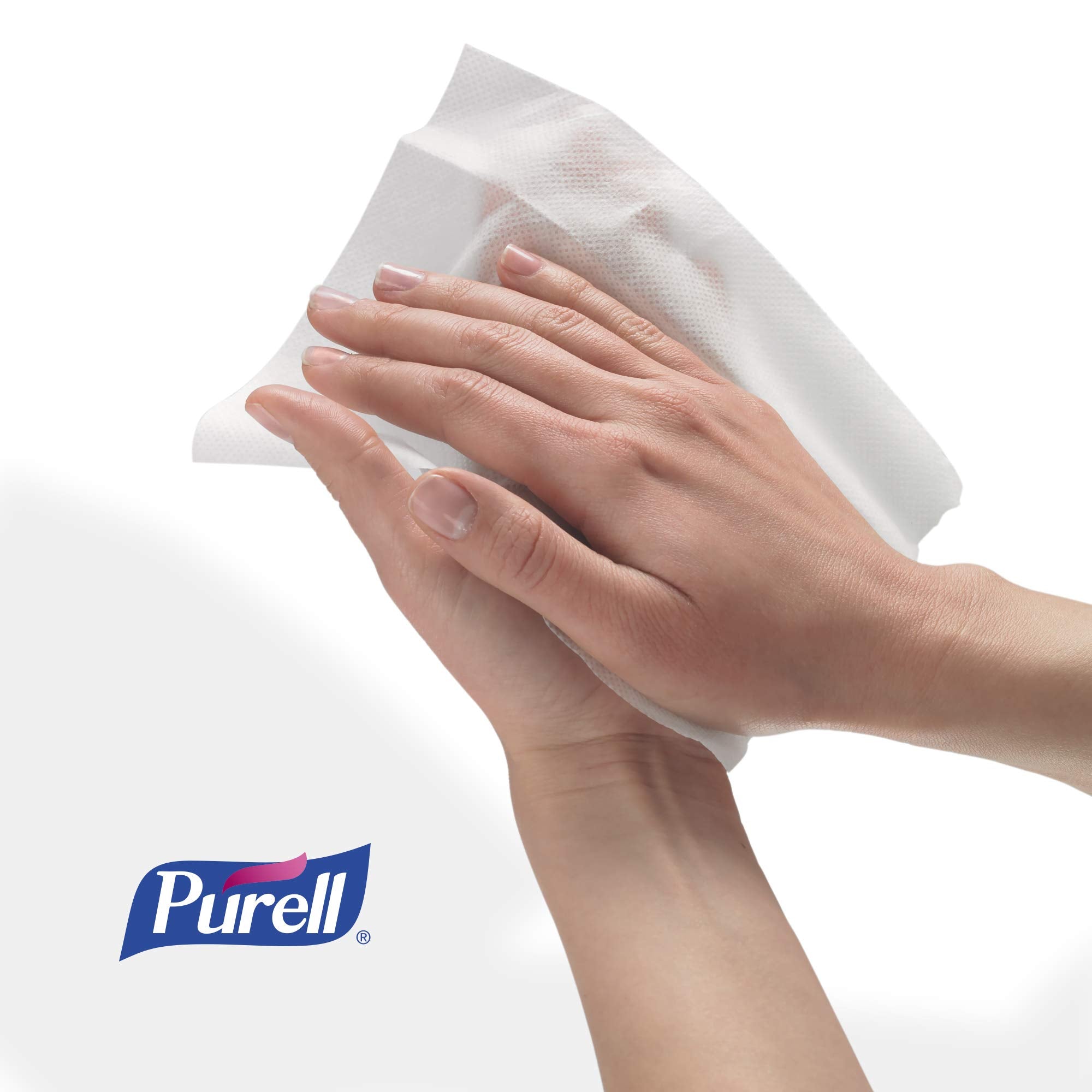 Purell Hand Sanitizing Wipes, Alcohol Free Formula, 1200 Count Wipes Refill for Purell High Capacity Wall and Floor Stand Wipes Dispenser (Pack of 2) - 9118-02