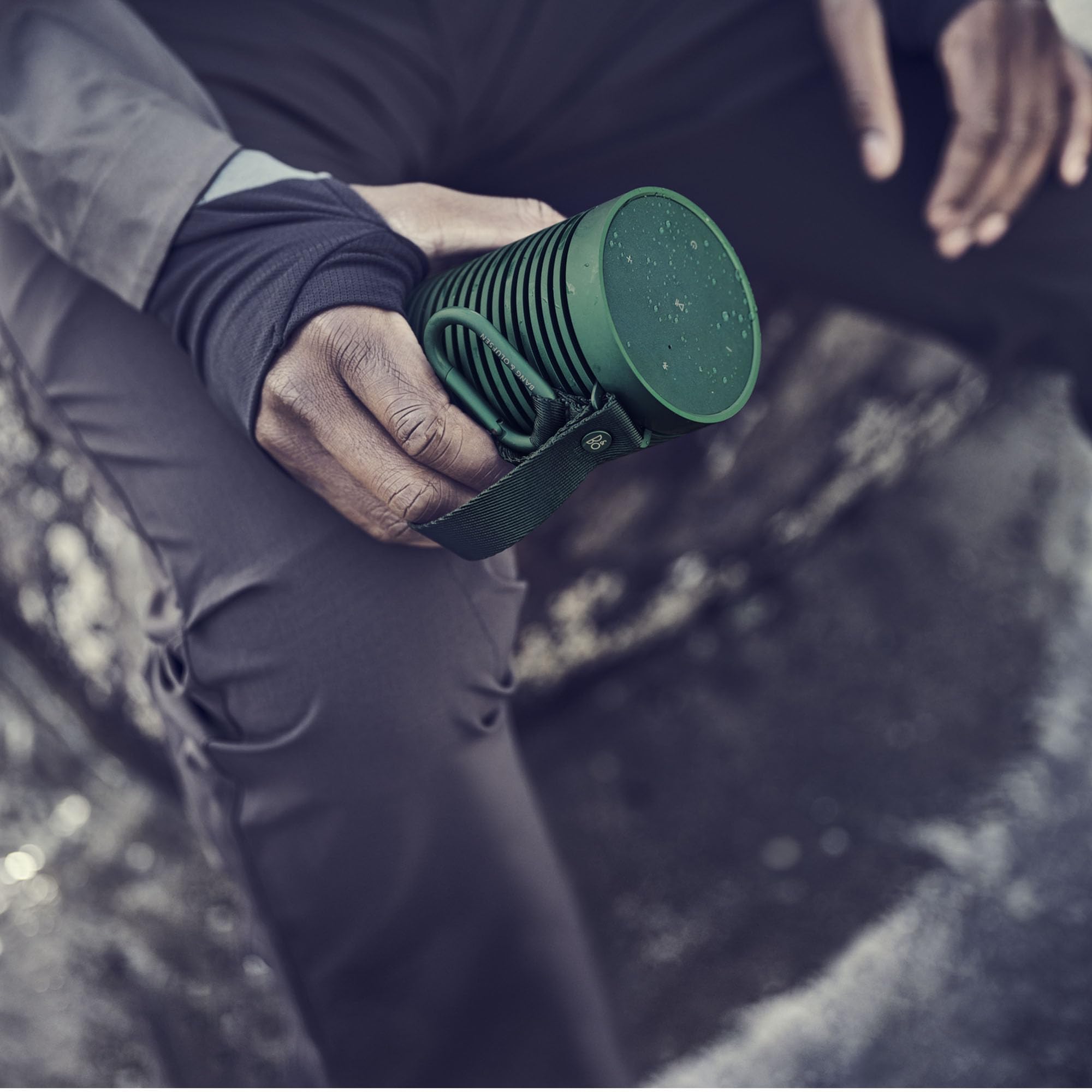 Bang & Olufsen Beosound Explore - Wireless Portable Outdoor Bluetooth Speaker, IP 67 Dustproof and Waterproof, Anthracite