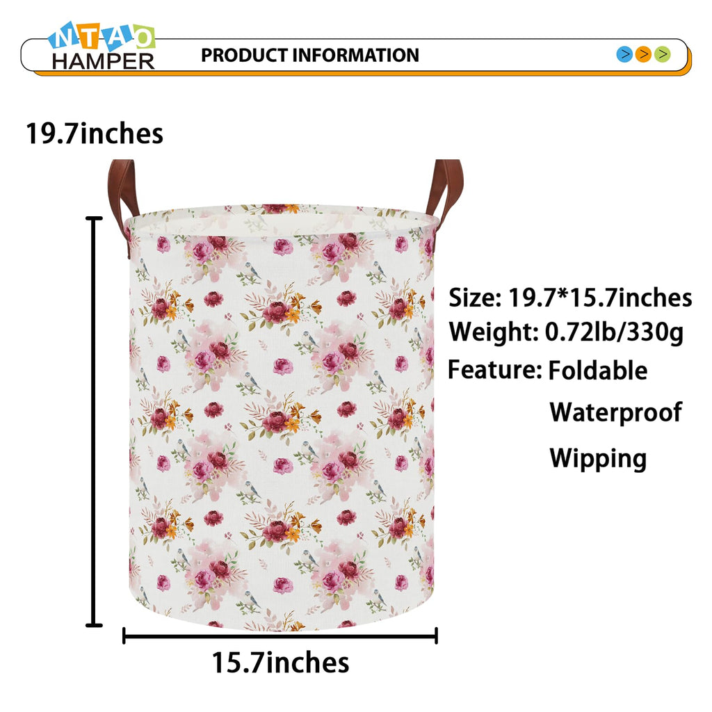 NTAOHAMPER Laundry Hamper, Laundry Basket, Waterproof Storage Bin for Bedroom, Clothes Organizer Basket, Books Box, Room Decor(Animal)