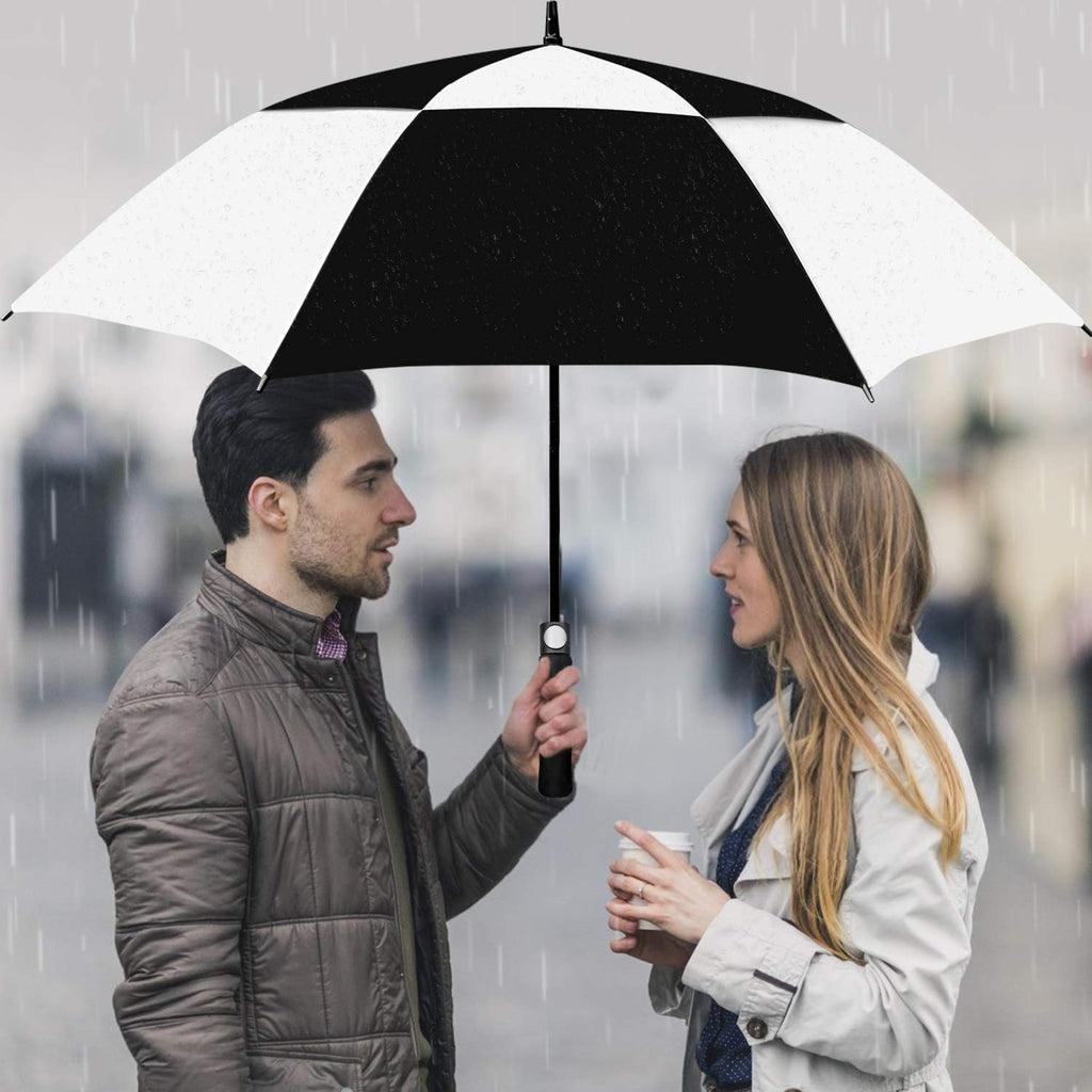 ACEIken Golf Umbrella Large 58/62/68 Inch Automatic Open Golf Umbrella Extra Large Oversize Double Canopy Vented Umbrella Windproof Waterproof for Men and Women
