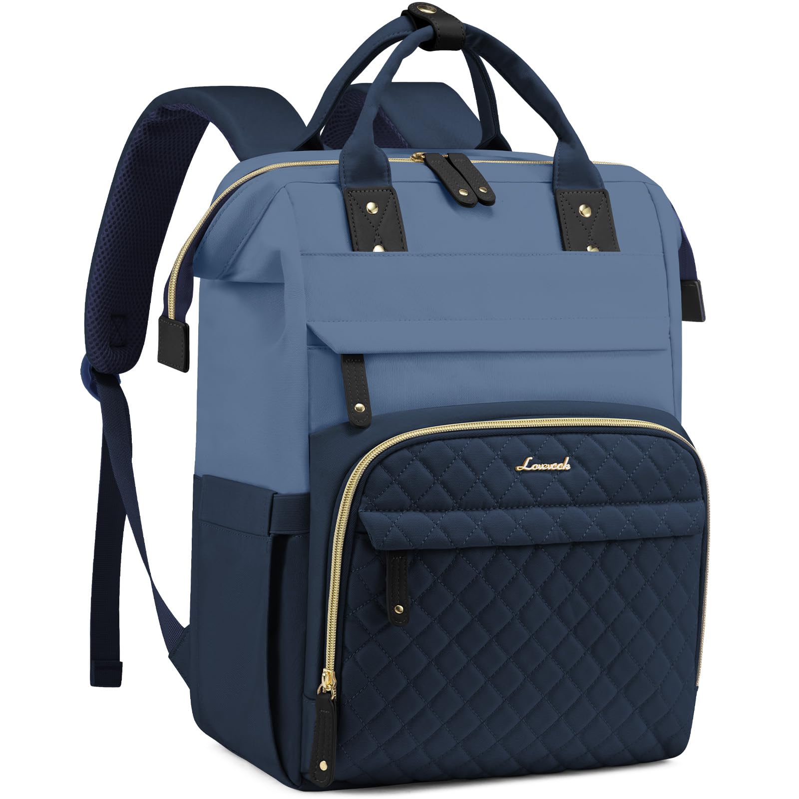 LOVEVOOK Laptop Backpack for Women, 15.6 inch Waterproof Nurse Bag Teacher Work Backpack Purse for Women, Travel Computer Backpack for College Office Business Ladies