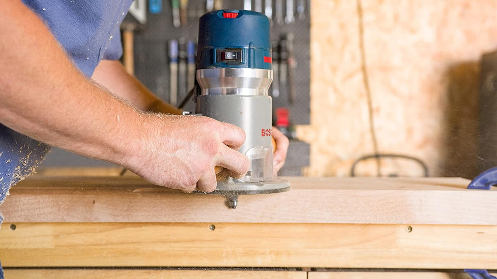 BOSCH Router 1617EVS 2.25 HP Electronic Fixed-Base Woodworking Router