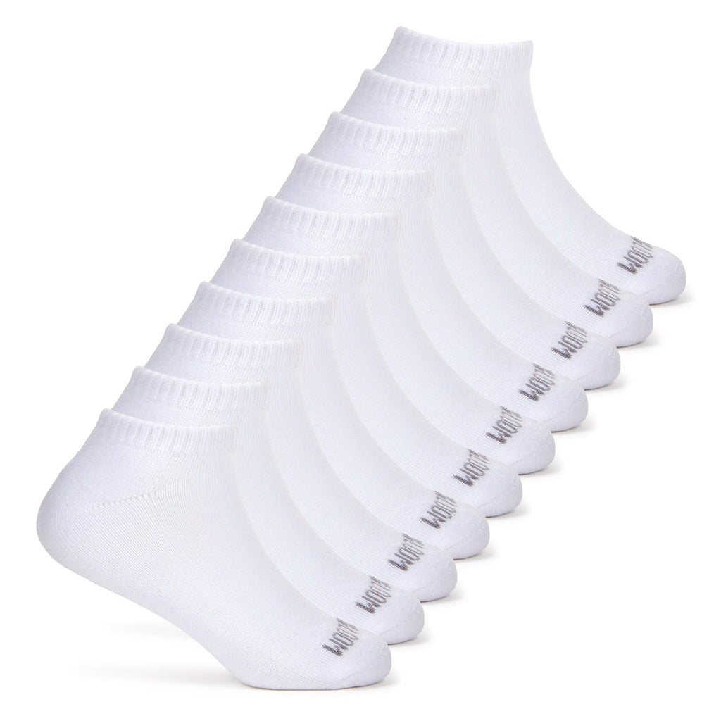 Fruit of the Loom Girl's Everyday Essential Soft Cushion Socks
