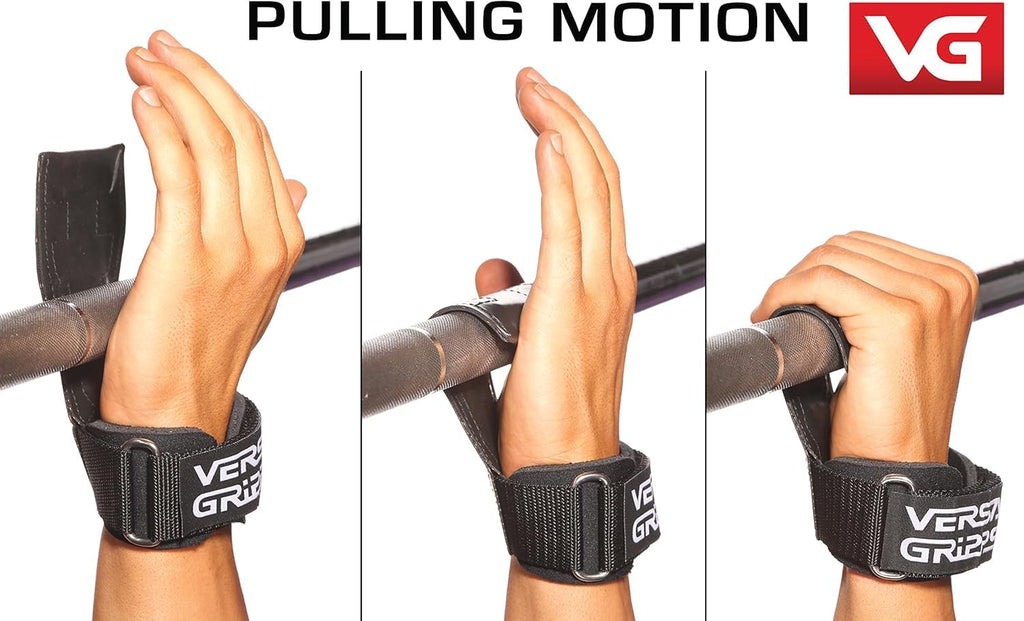 Versa Gripps Pro, Made in USA, Wrist Straps for Weightlifting Alternative, Best Training Accessory