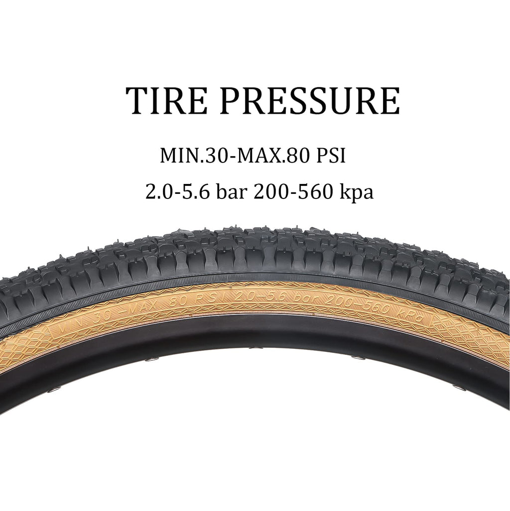 Hycline 2-Pack Mountain Bike Tires Set: 20/24/26/27.5-inch Folding Replacement High-Performance Wear-Resistant Bicycle Tires and Pair Inner Tubes with Tire Levers for MTB Off-Road Bike
