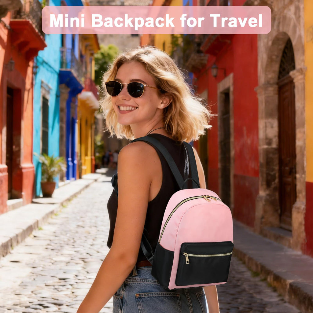 BTOOP Mini Backpack Women Girls Water-resistant Small Backpack Purse Shoulder Bag for Womens Adult Kids School Travel