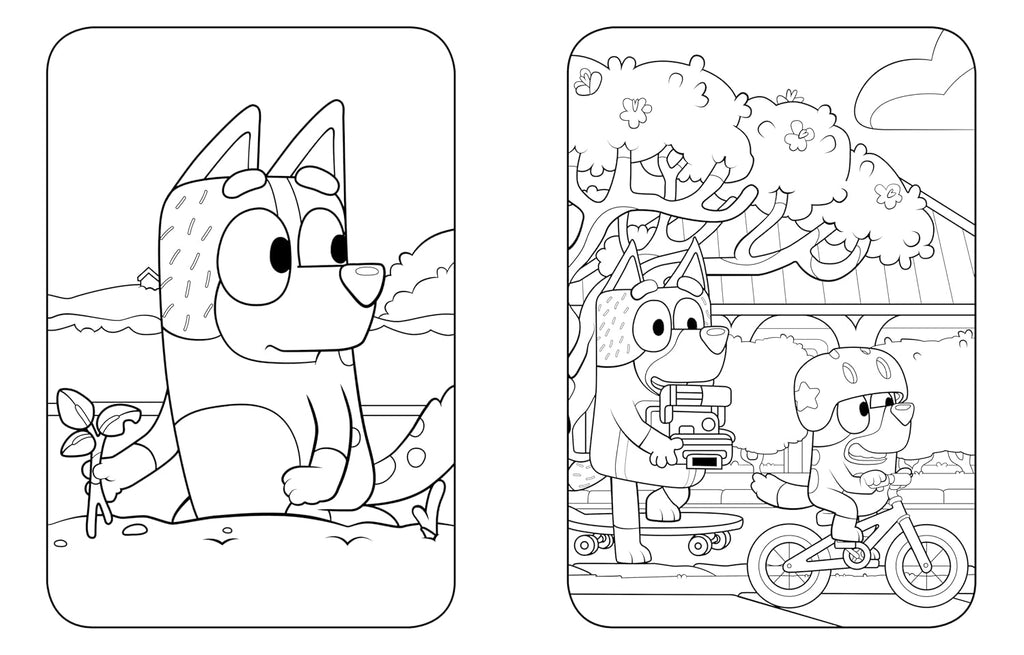 Bluey: Big Backyard: A Coloring Book