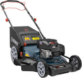 SENIX 22" Gas Lawn Mower, 163cc Self Propelled Gas Powered Lawnmower with B&S 4-Cycle Engine, 3-in-1 Walk-Behind Push Lawn Mowers, 6-Position Height Adjustment, cortadora de pasto, LSSG-H1