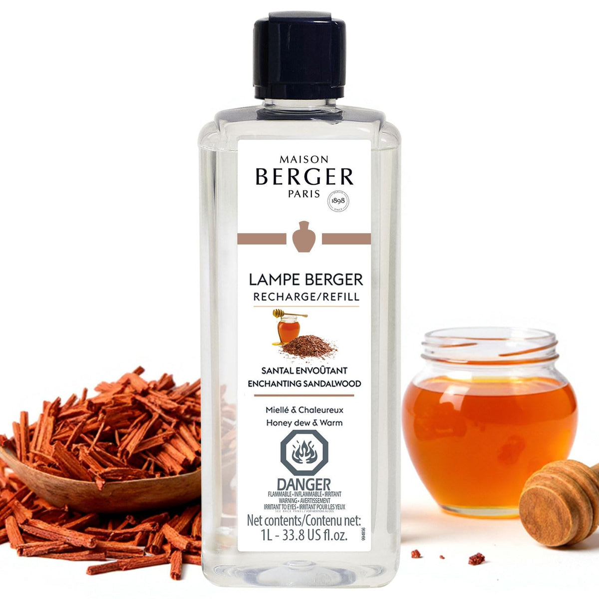 MAISON BERGER Lampe Berger Refill, 1 L, Agaves Garden | Catalytic Lamp Fragrance Refill, Helps Neutralize Odors, ~160 h Fragrance Diffusion, Made in France