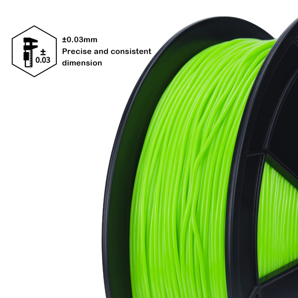 ZIRO TPU Filament 1.75mm 3D Printer Filament, Shore 95A Hardness TPU, Flexible Soft Material, 0.8KG/1.8lbs Spool, Fit Most FDM 3D Printers, Black