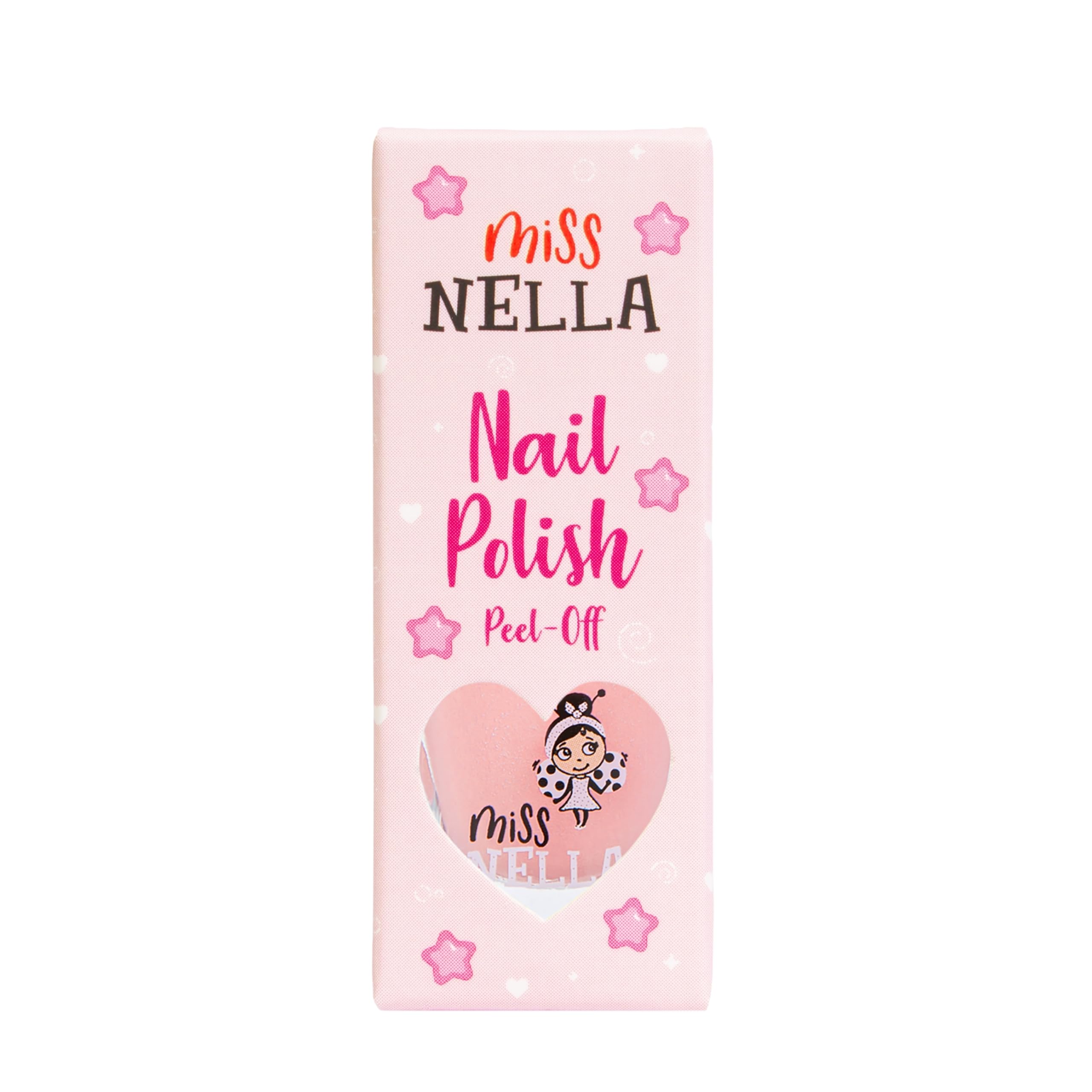 MISS NELLA ABRACADABRA – Safe Special sparkly pink Nail Polish for Kids, Non-Toxic & Odor Free Formula for Children and Toddlers, Natural Water Based for Easy Peel Off (Abracadabra)