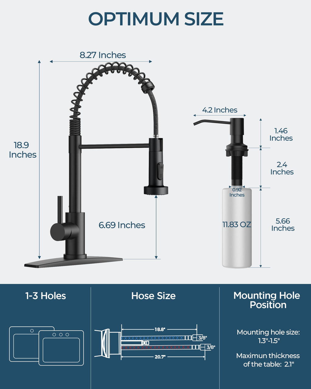 FORIOUS Kitchen Faucet with Soap Dispenser, Gold Stainless Steel Single Handle Modern Spring Commercial Sink Faucet with Pull Down Sprayer for Laundry & Utility Room RV Camp Bar Farmhouse