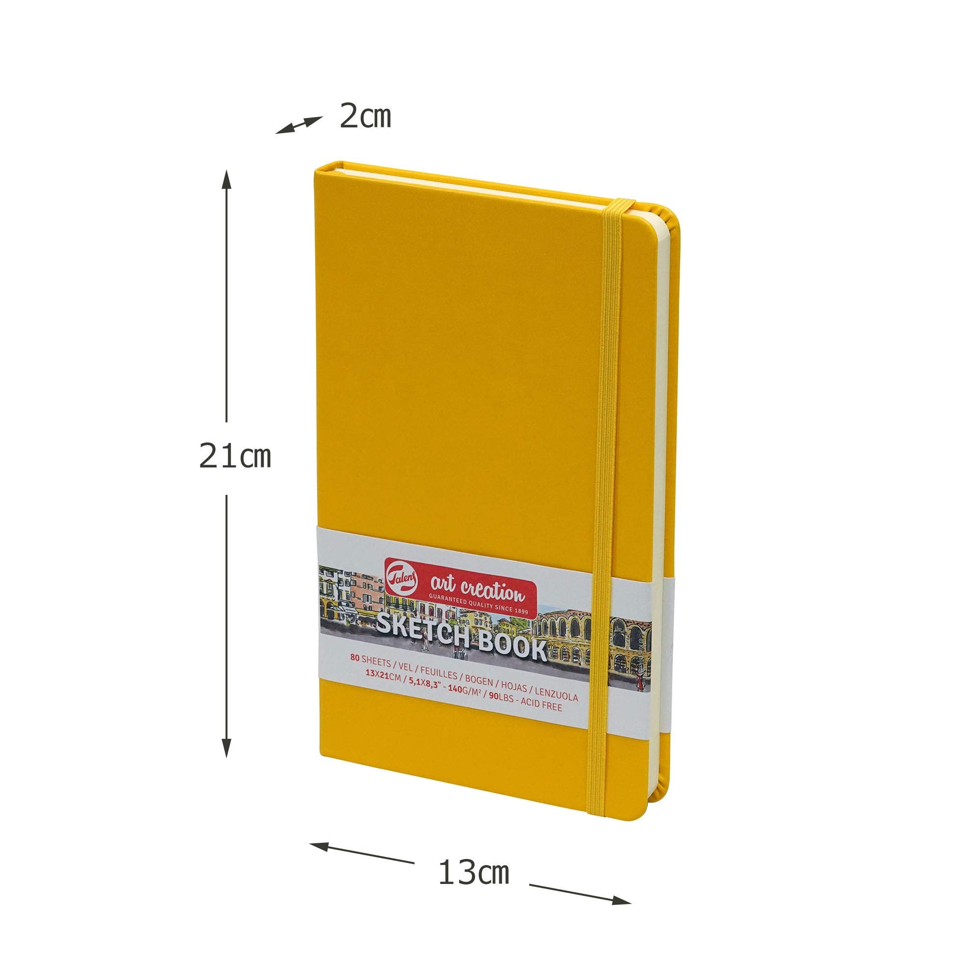 Talens Art Creation Sketchbook 80 Sheets, 13 cm x 21 cm, Black