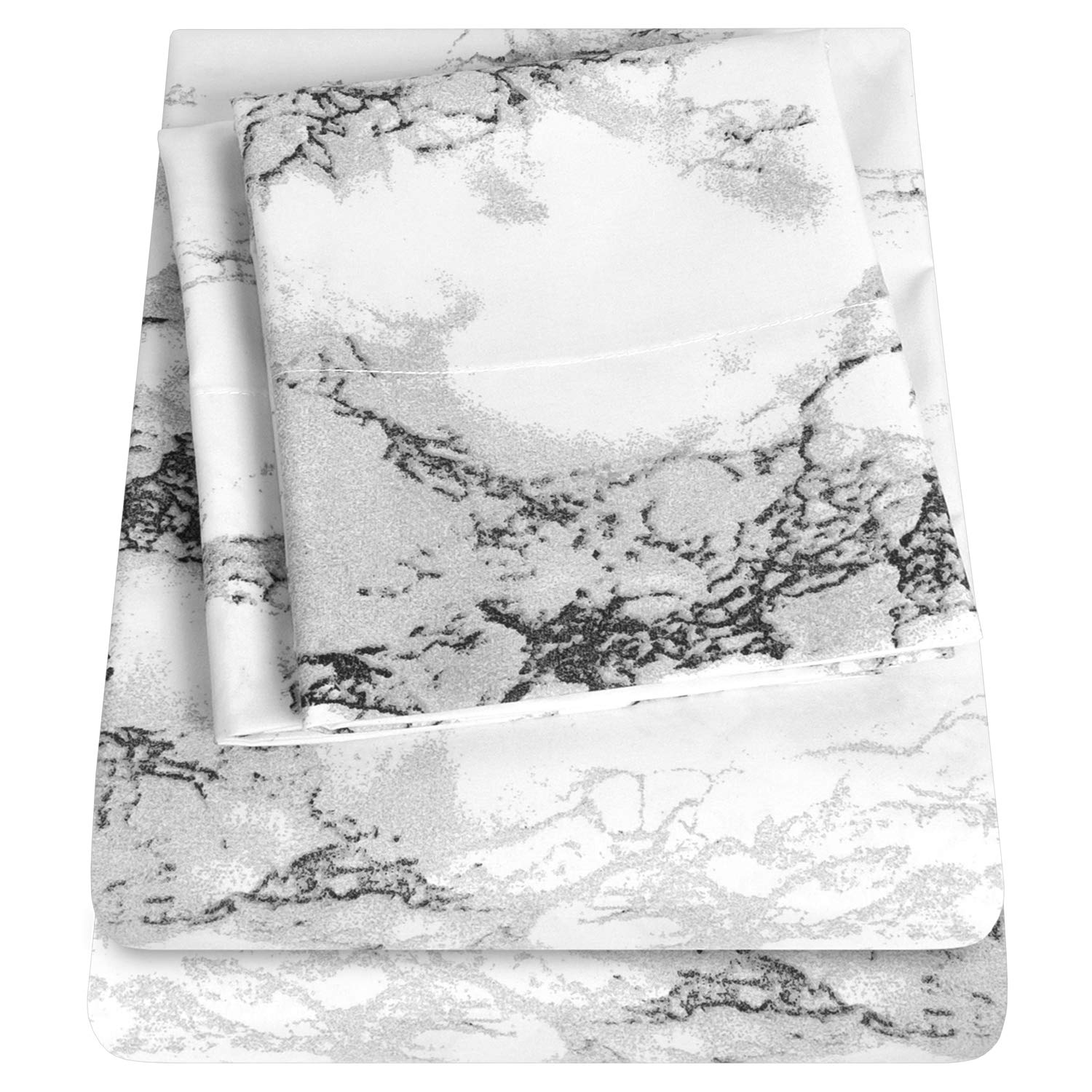 1500 Supreme Collection Extra Deep Pocket Sheets Set - Luxury Soft Bed Sheets, Wrinkle Free, Bedding, Over 40 Colors, 21 inch Extra Deep Pocket, Twin, Black