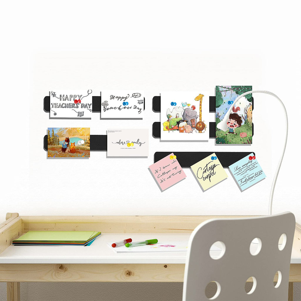 Felt Bulletin Board, 15.7''X 11.8'' corkboard Pin Board for Bedrooms Offices Home Wall Decoration, Self Adhesive Cork Board with 35 Push Pins for Paste Notes, Photos, Schedules (2 Pack)