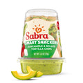 Sabra Snackers Guacamole Dip with Rolled Tortilla Chips, 2.8 Oz - Individual Guacamole Cup for On the Go Snack Packs -Dairy-Free, Kosher & Gluten-Free