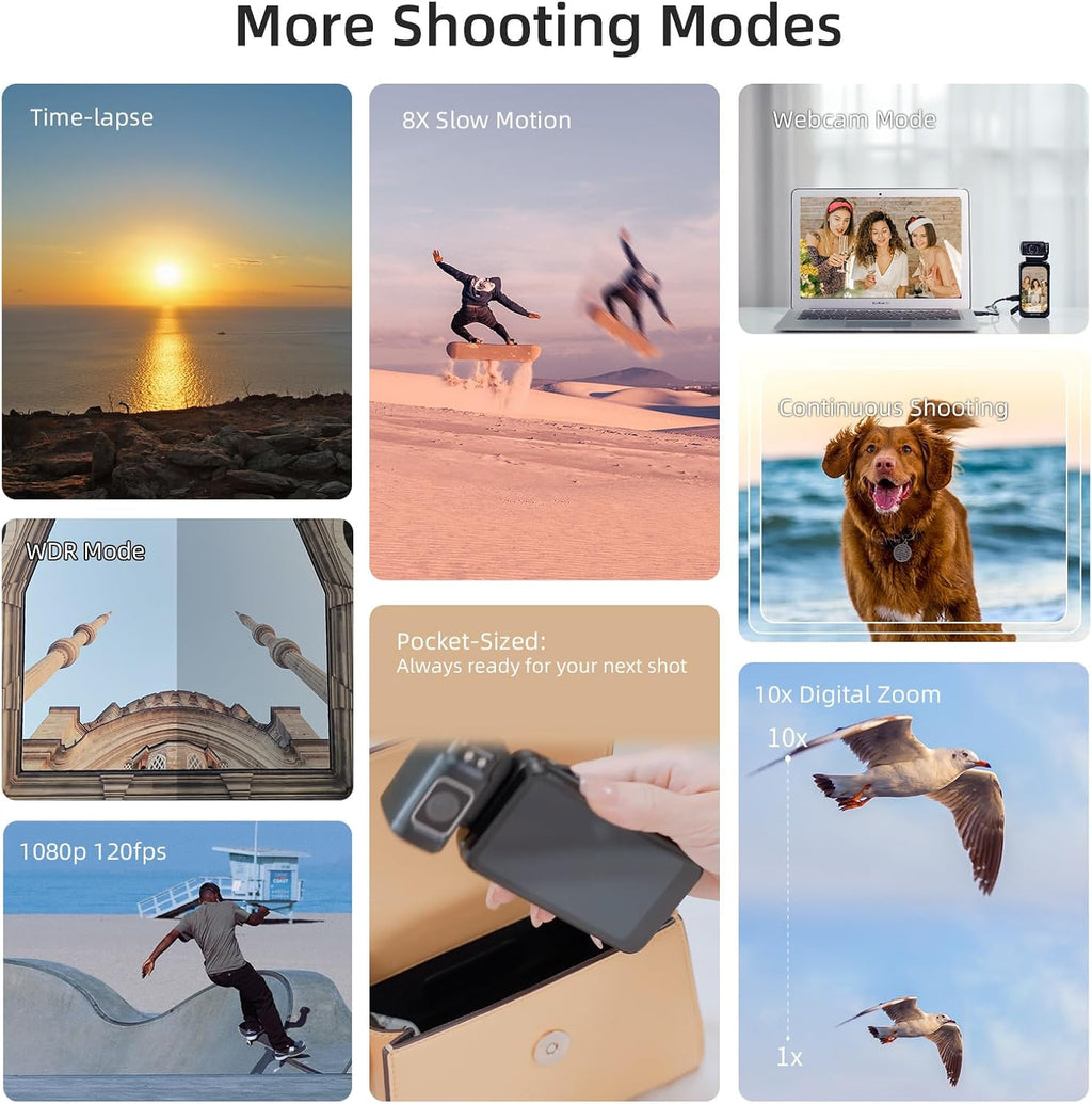 ORDRO 5K Video Camcorder, M3 48MP UHD 4K/60fps Handheld Digital Camera, 3.5'' Rotatable IPS Screen 3250mAh Battery WiFi IR Night Vision Camera with 64G Card for YouTube Vlogs