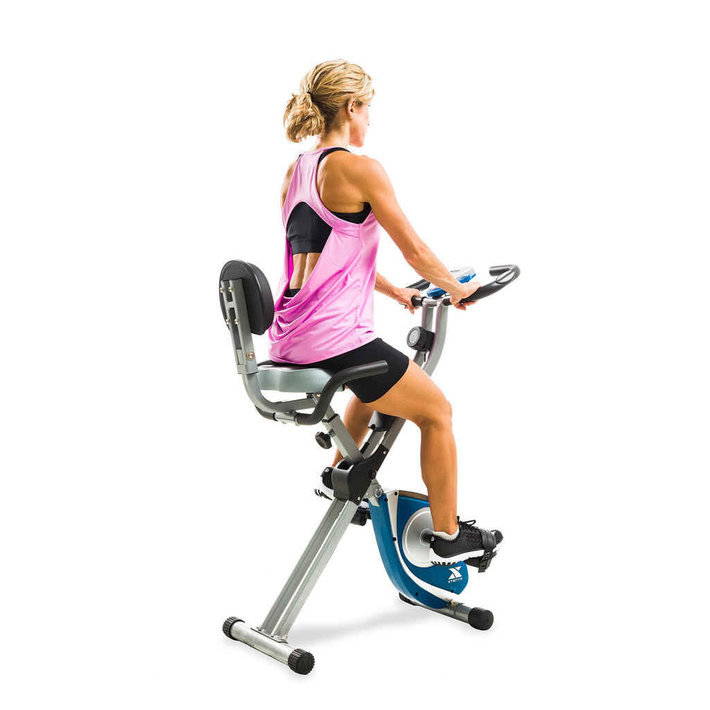 XTERRA Fitness Folding Exercise Bike, 225 LB Weight Capacity