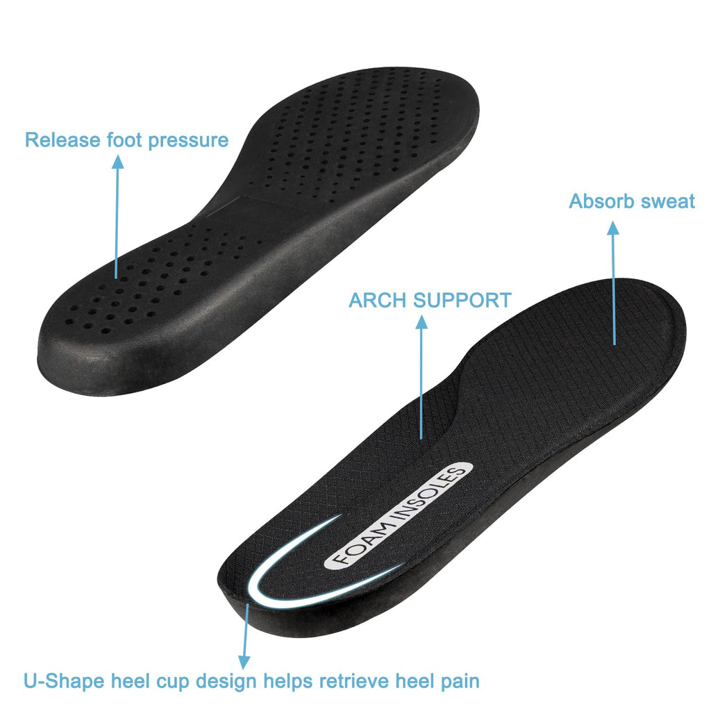Endoto Foam Insoles for Skechers Shoes, Replacement Cushion Inserts for Men & Women Sneakers for Foot Comfort All Day