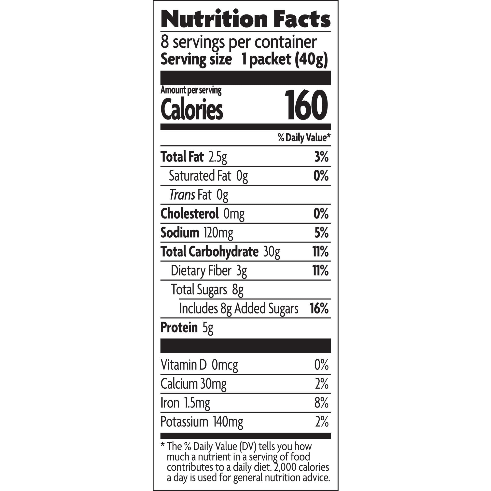 Natures Path, Oatmeal Pouches Apple Cinnamon Organic 8 Pack, 14 Ounce
