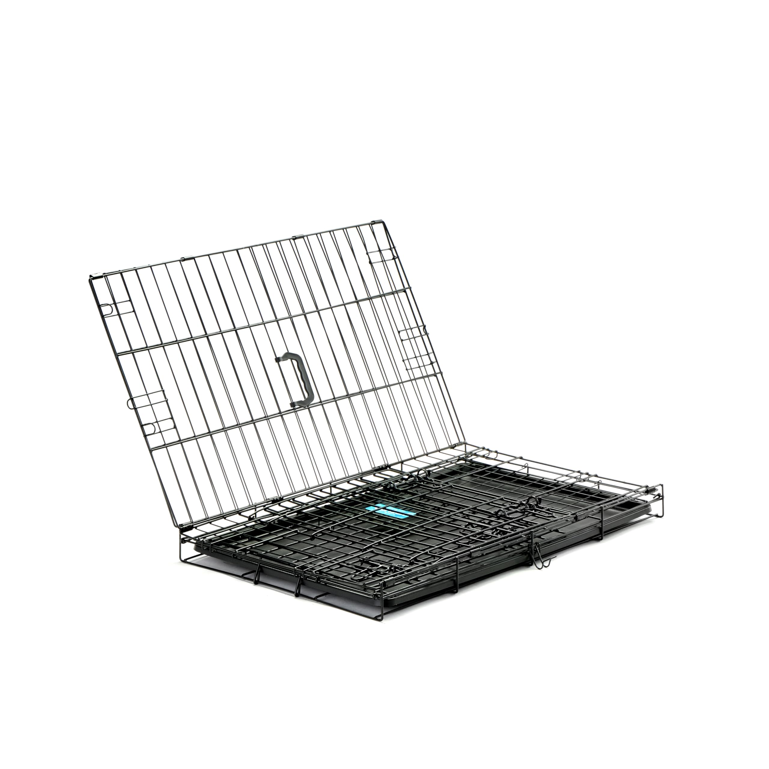Carlson Secure and Compact Double Door Metal Dog Crate, Medium with Divider Panel