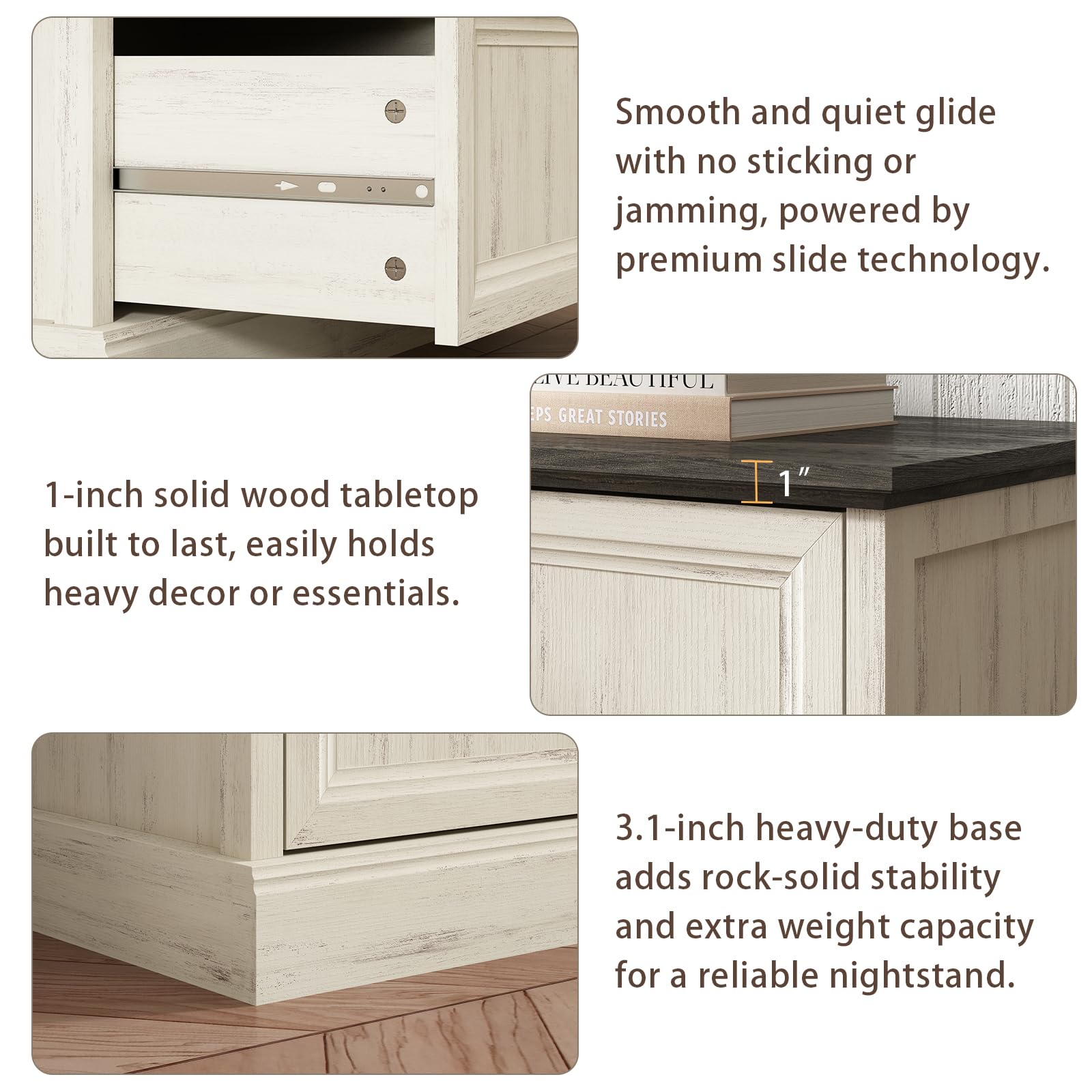 Farmhouse 5 Drawers Dresser for Bedroom, 44" Tall Brown dresser Wood Rustic Chest of Drawers with Wide Metal Handle,Natural Texture,Drawer Organizer for Bedroom,Living Room,Hallway and Entryway