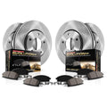 PowerStop Front and Rear Brake Kit for Lexus ES350 2007-12 |Toyota Avalon 2008-12 |Camry 2007-11 - Z17 Ceramic Brake Pads & Disc Rotors Replacement, KOE2822
