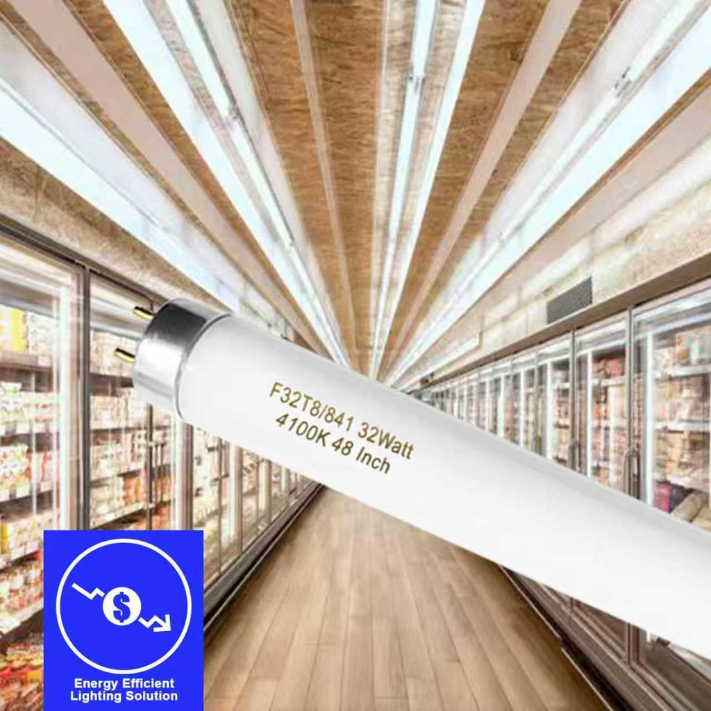 Konideke 18 Inch F15T8/CW T8 15W Fluorescent Light Bulb Cool White, F15T8/SP41 Replacement Bulb for Garage, Office, Kitchen Under-Cabine, G13 Base 6 Count