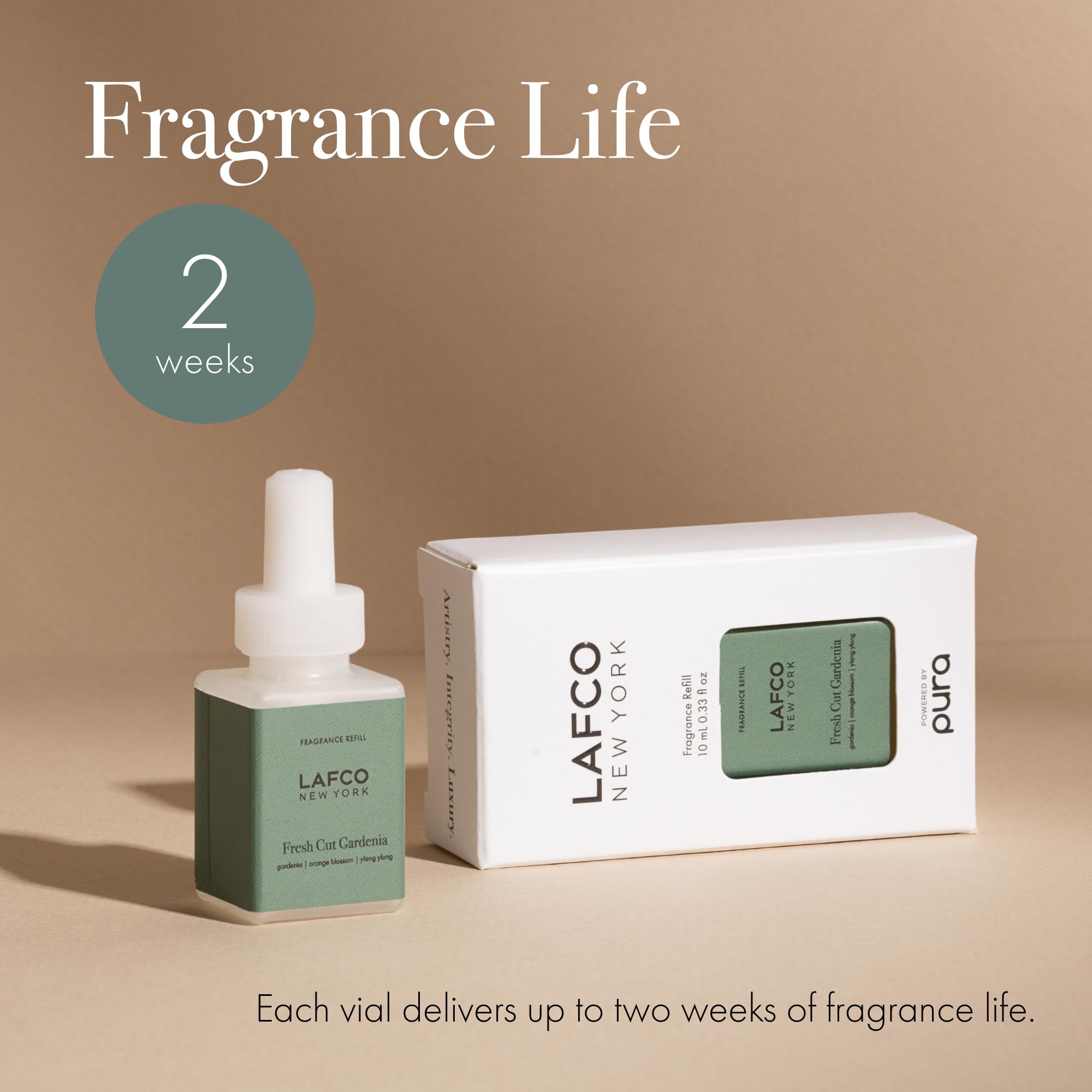 LAFCO New York Pura Smart Device Refill, Big Sky - Pack of 2 - Each Vial Delivers Up to 2 Weeks of Fragrance Life - Made in the USA