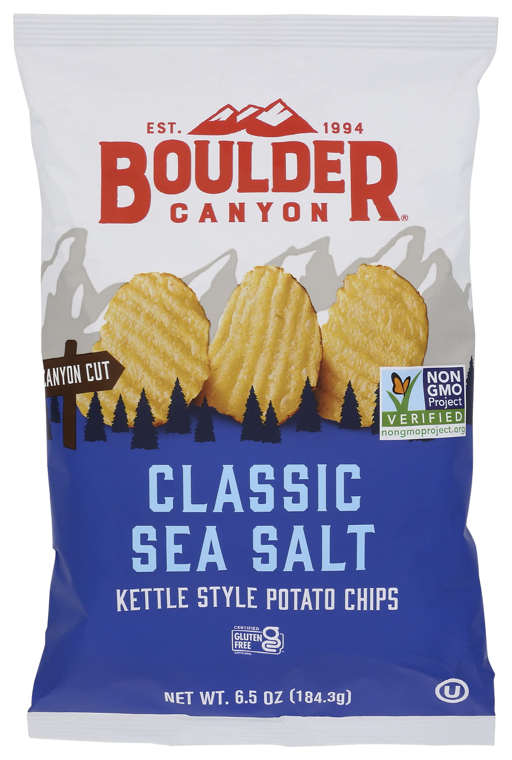 Boulder Canyon Boulder Batch Agave Sriracha Kettle Potato Chips, 5.25 oz - Pack of 12