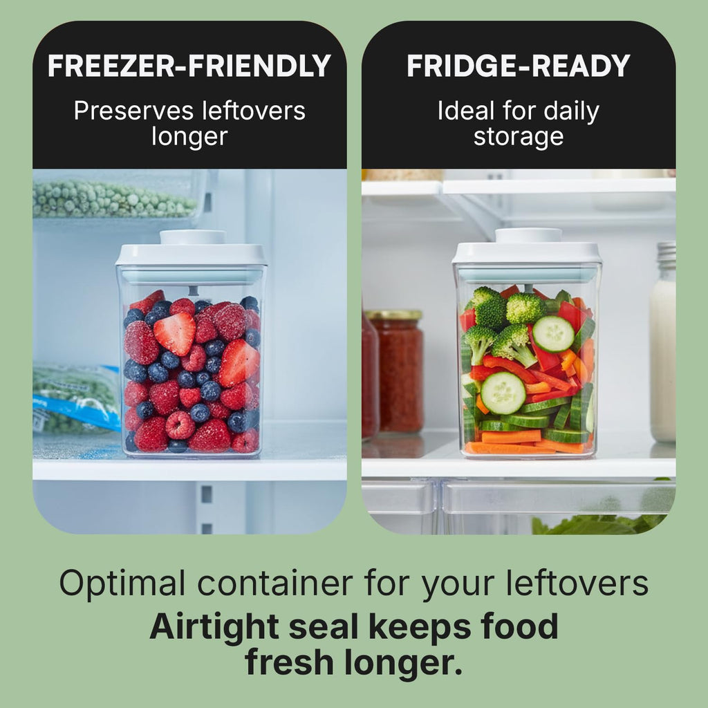 Bop Top Airtight Food Storage Containers with Lid 13.5 Cups / 108 oz | Kitchen Canister Sets | Air Tight Pantry Container | Pop Top Dry Food Storage Containers for Snacks, Sugar, Flour, Baking, Pasta