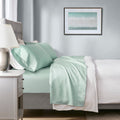 Beautyrest 1000 Thread Count, Solid Color Sheet Set, Elastic Deep Pocket, All Season, Breathable, HeiQ Smart Temperature, Soft Cotton Blend Bedding, Matching Pillowcase, King Ivory 4 Piece