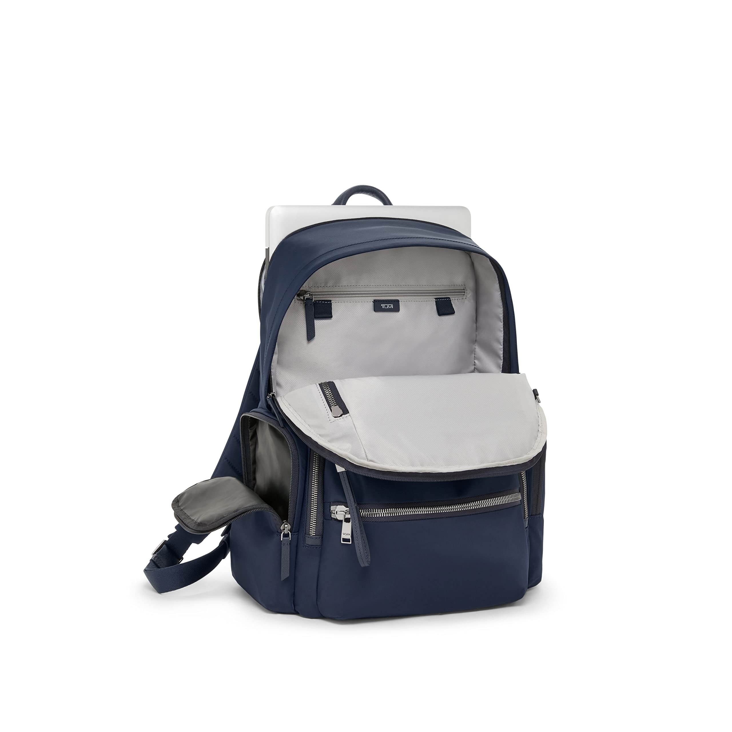 TUMI - Voyageur Celina Backpack - Women's Work and Travel Bag - 16.0" X 10.6" X 6.5" - Holds Up to 16" Laptop - Black & Gold Hardware