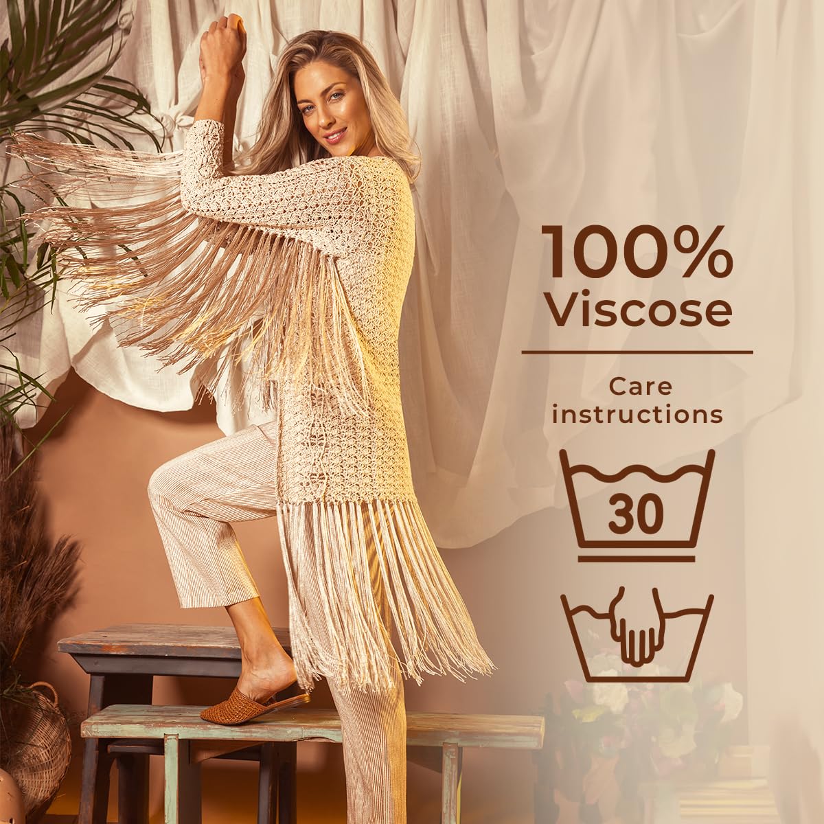 CIRCULO Encanto Slim Roll Yarn 100% Viscose - Luxury & Shine - Sport Weight Yarn - 262 yds, 3.52 oz - Color 1289 - Canary