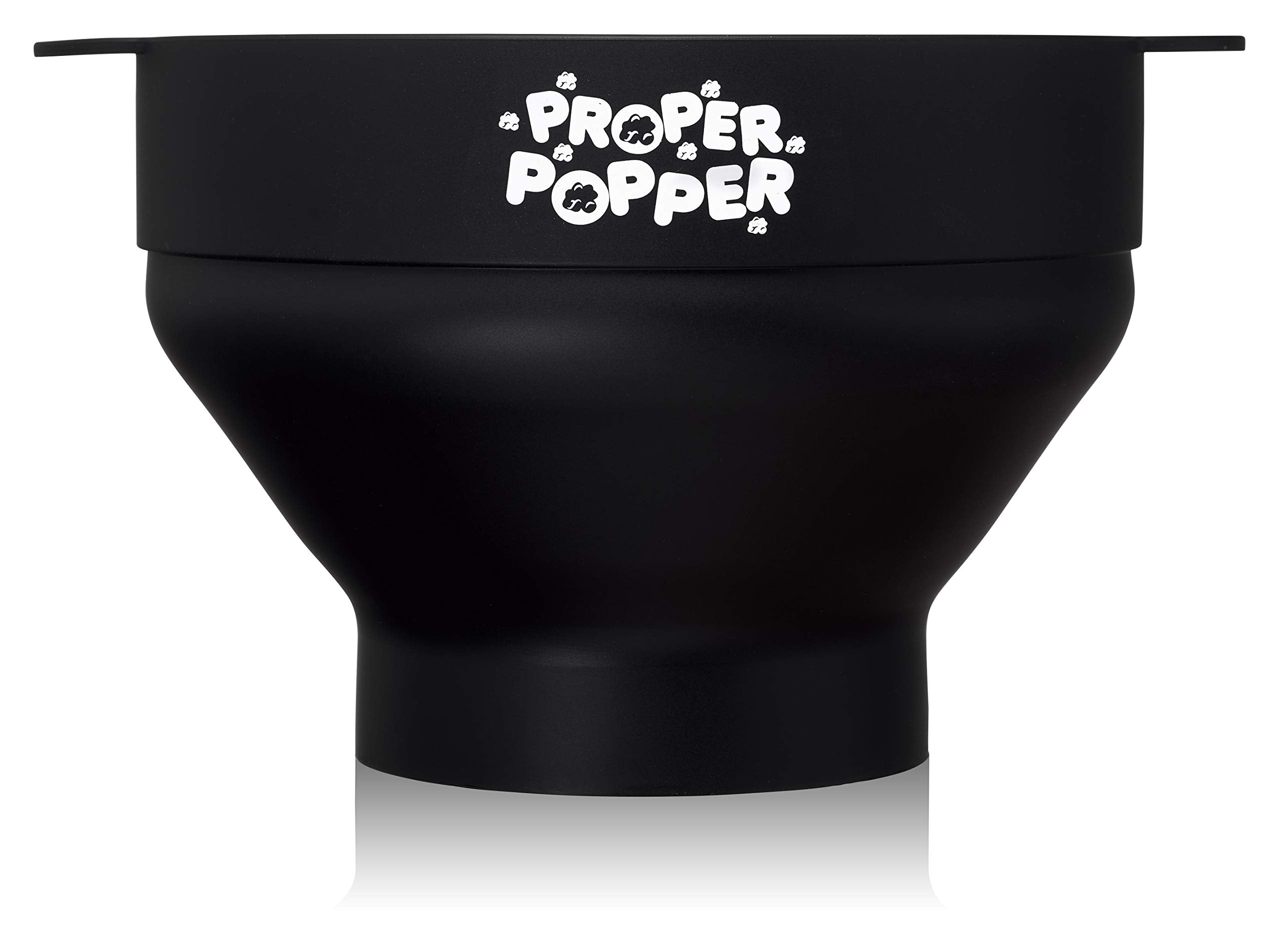The Original Proper Popper Microwave Popcorn Popper, Silicone Popcorn Maker, Collapsible Bowl BPA Free & Dishwasher Safe - (Aqua)