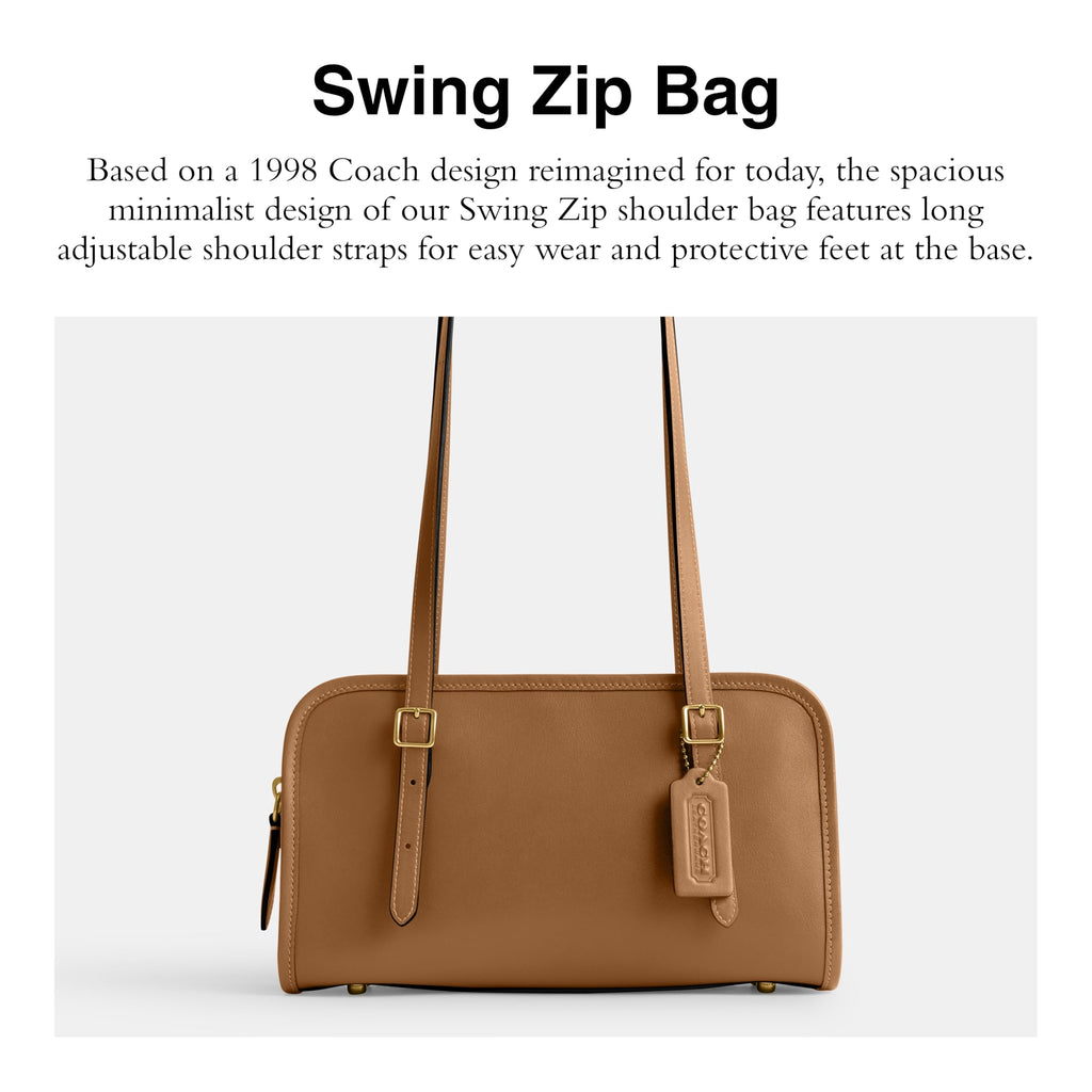 COACH Swing Zip Bag with Grommets