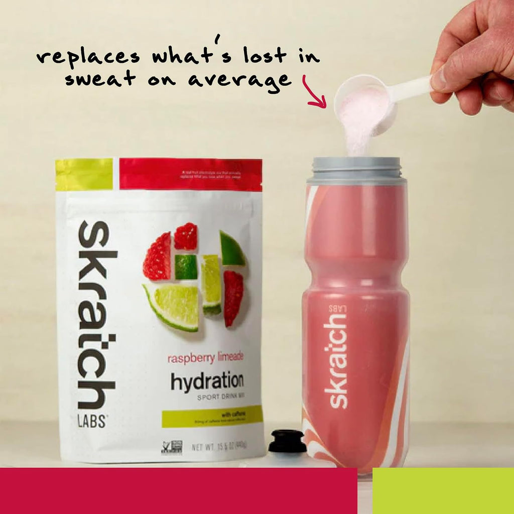 Skratch Labs, Raspberry Limeade Sport Hydration Drink Mix, 15.5 Ounce