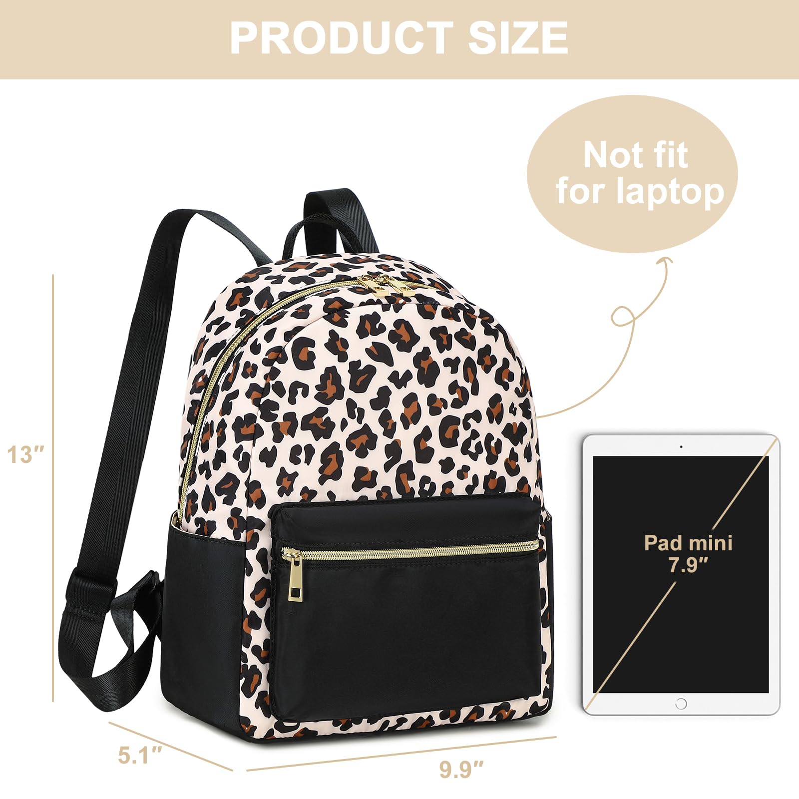 BTOOP Mini Backpack Women Girls Water-resistant Small Backpack Purse Shoulder Bag for Womens Adult Kids School Travel