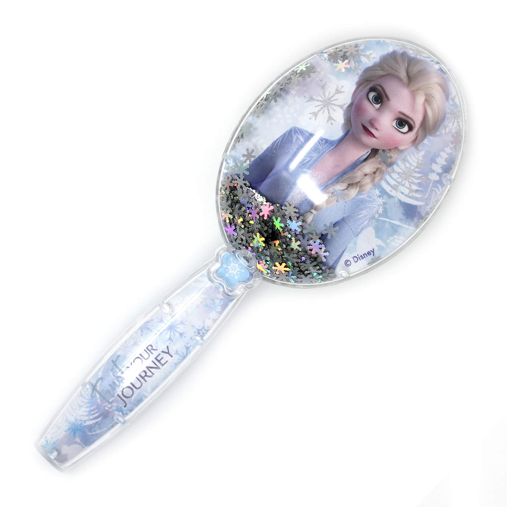 CoComelon Hair Brush with Magical Sparkling Stars Confetti HairBrush, Green - Kids Hair Brush Ages 3+