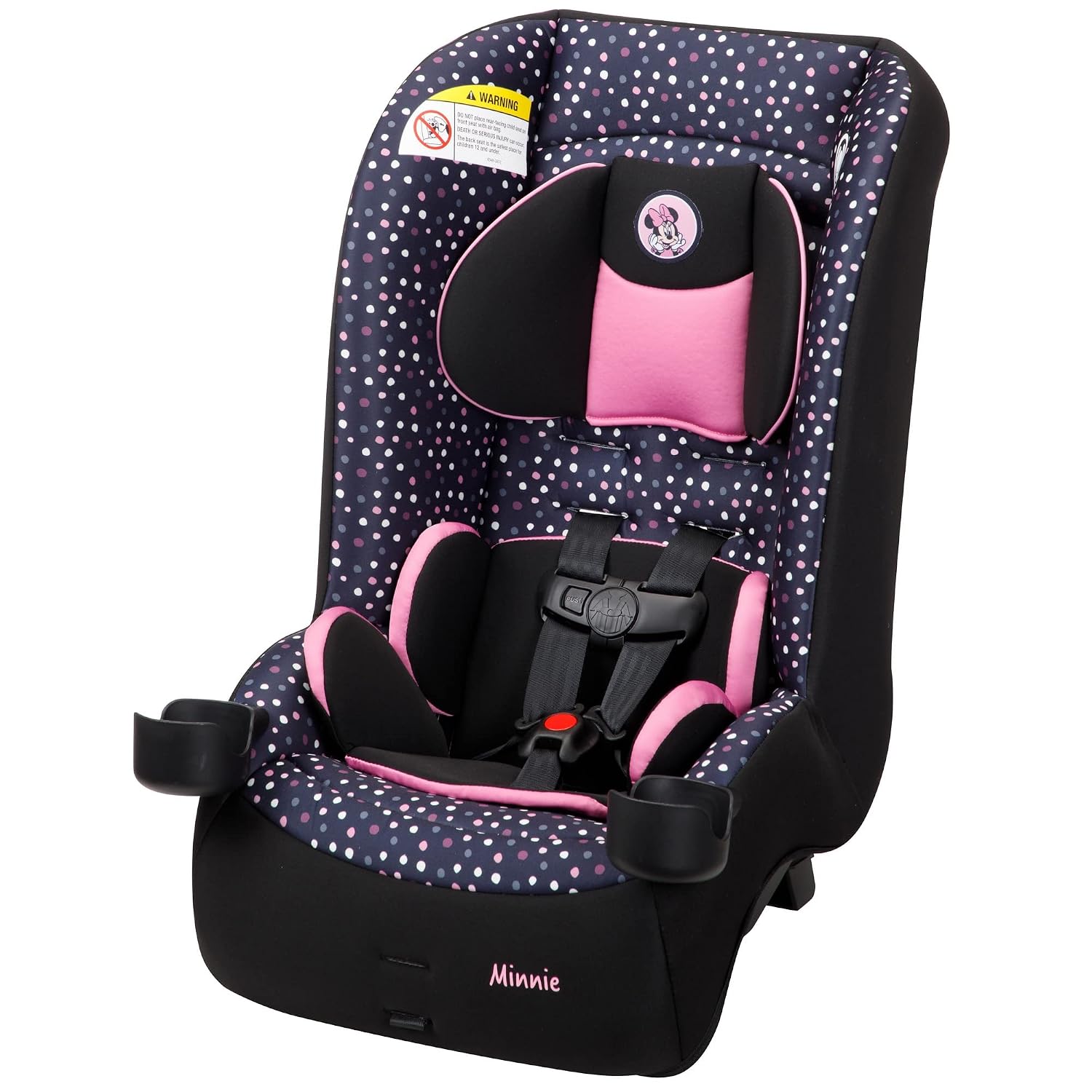 Disney Baby Jive 2 in 1 Convertible Car Seat, Minnie Dot Party