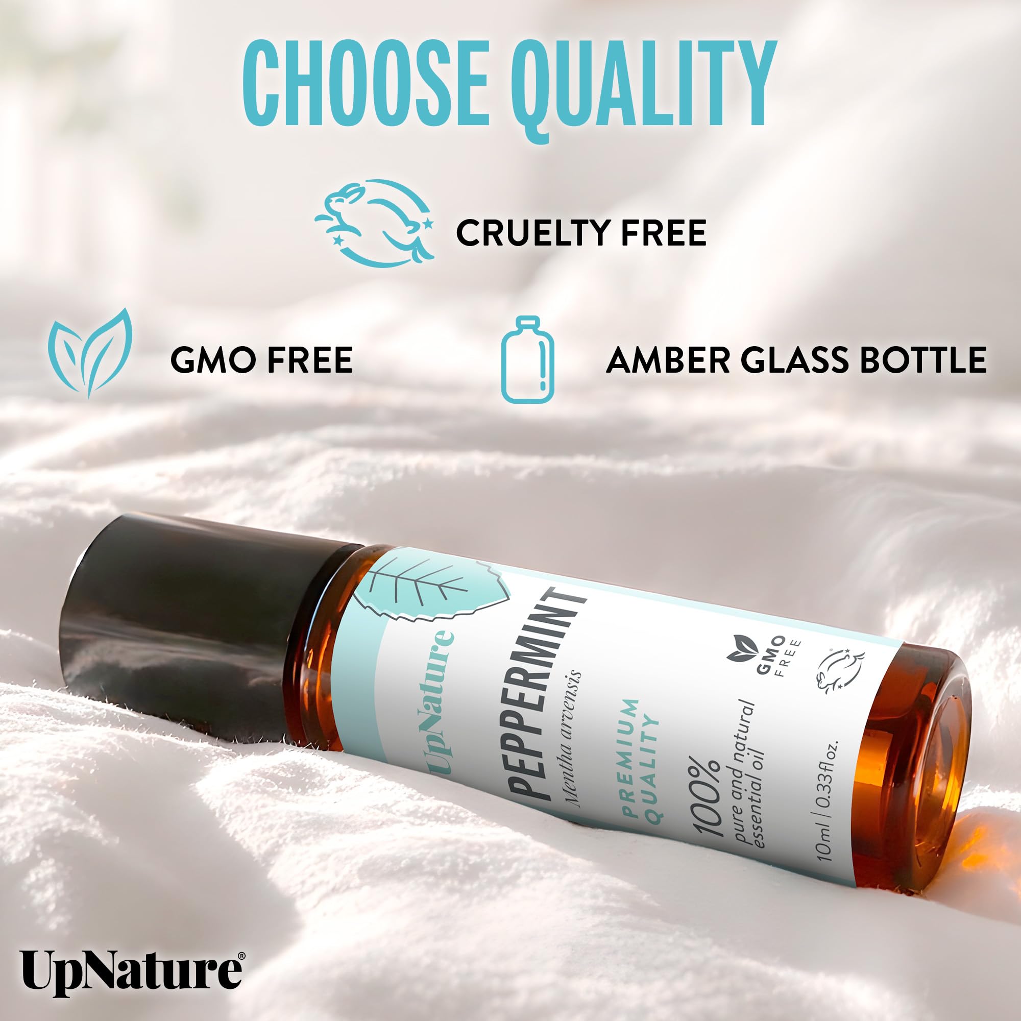 UpNature Lavender Essential Oil Pure Roll On - 100% Natural Lavender Oil for Skin