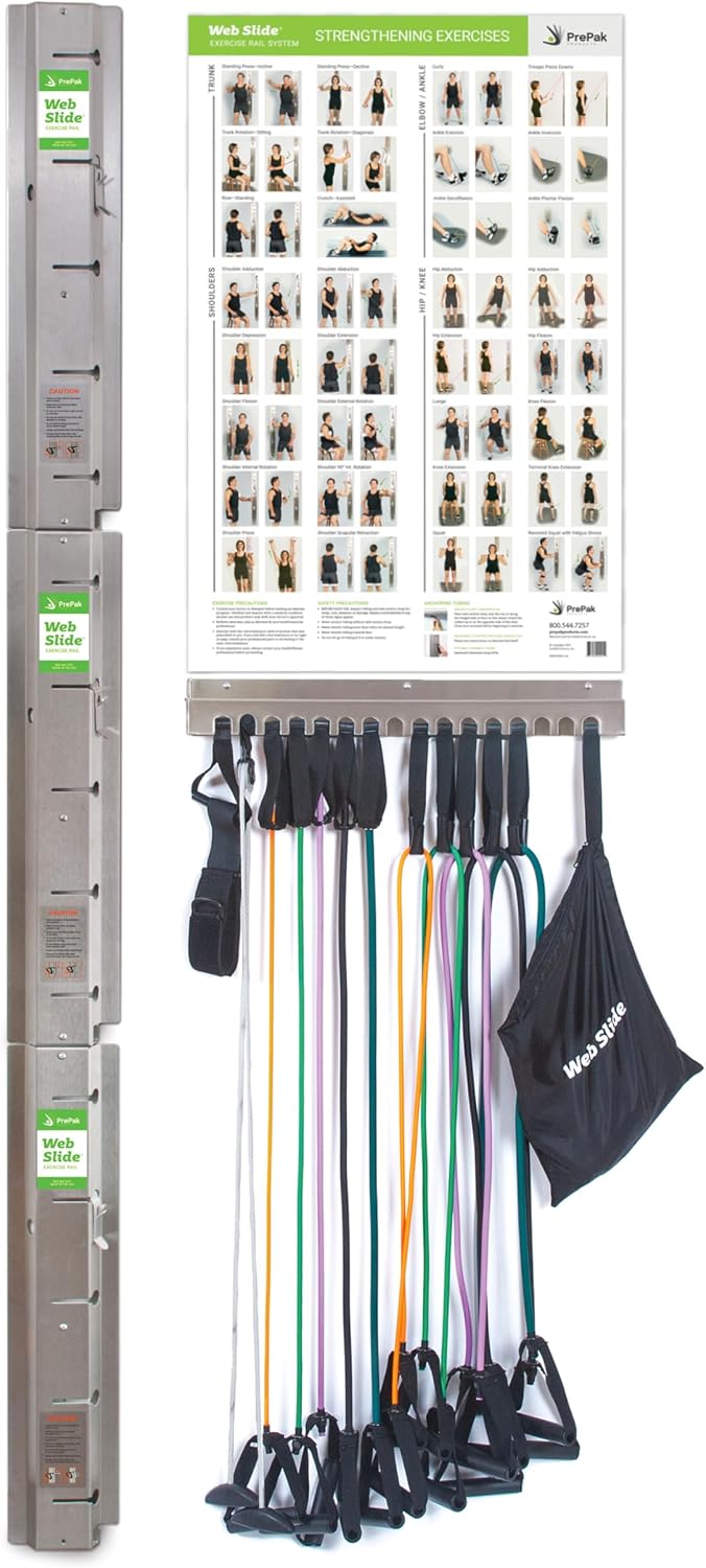 Professional System — Perfect for Dynamic Warm-ups, Crossfit, Stretching, and Strength Building — Physical Rehab Equipment for Clinic, Home, or Gym