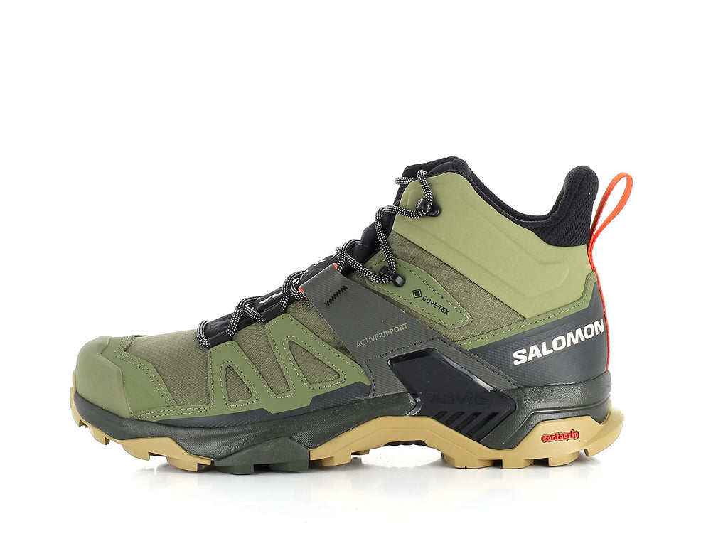 Salomon Mens Salomon Men's X Ultra 4 Mid Gore-tex Hiking Boots for Men