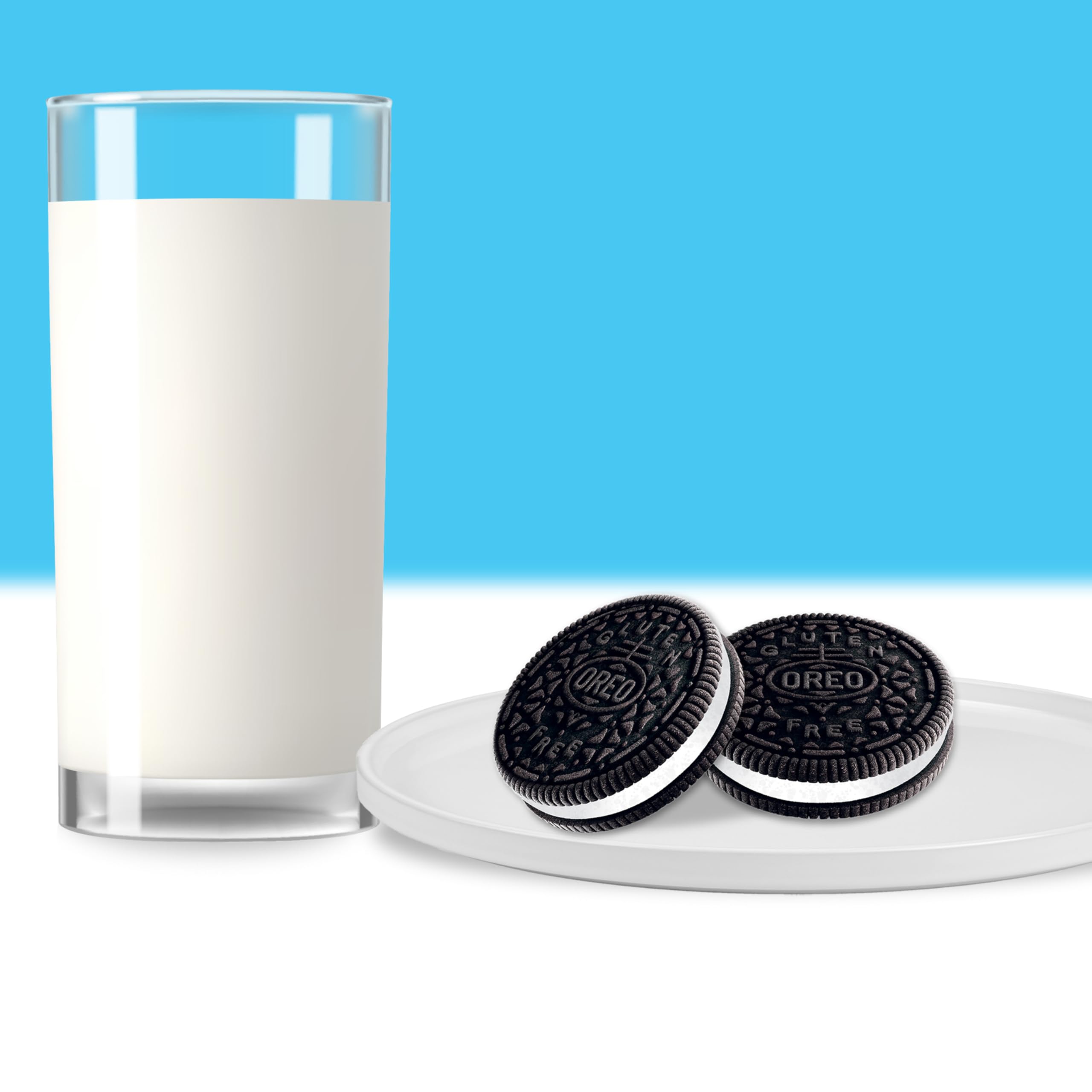 OREO Double Stuf Golden Sandwich Cookies, Family Size, 20 oz