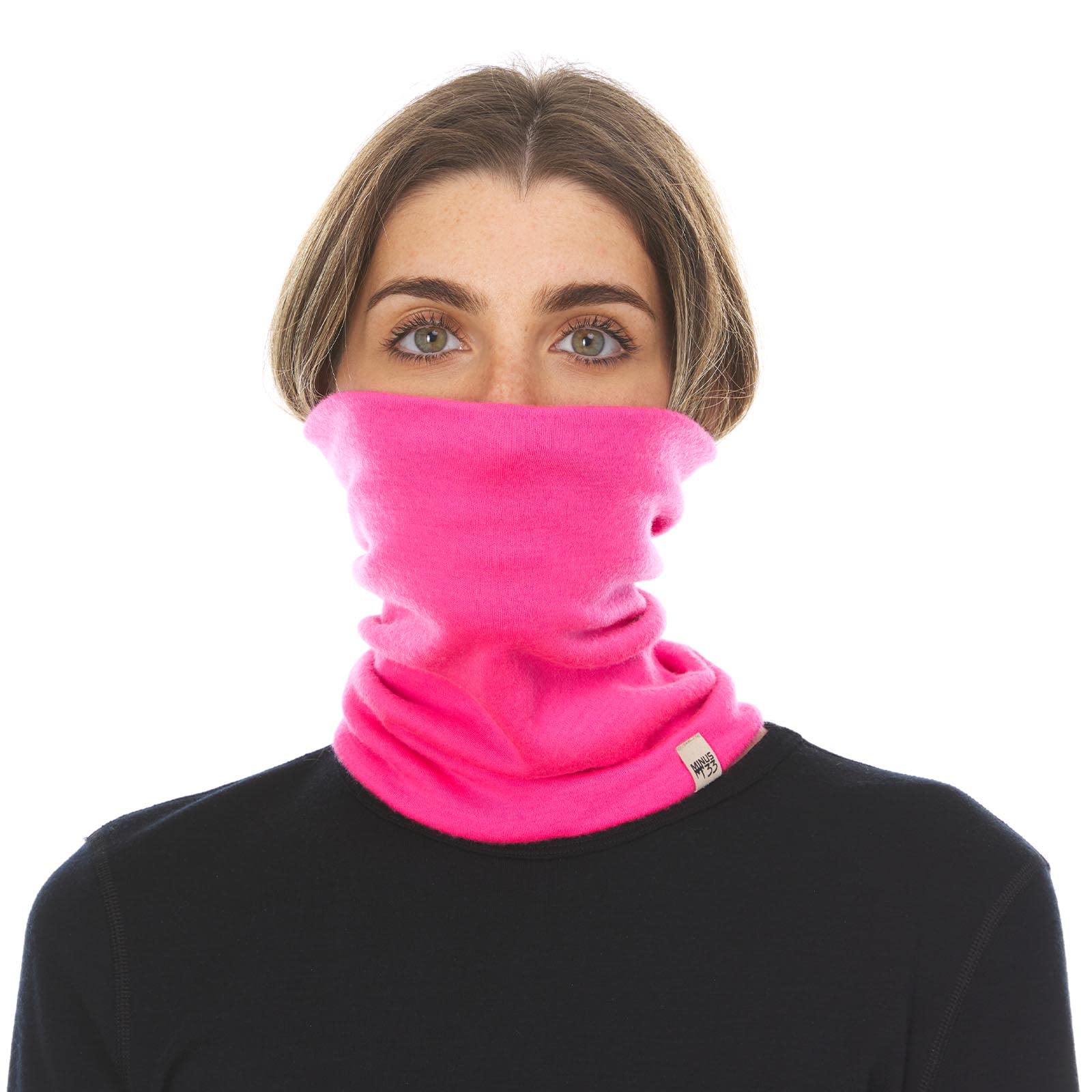 100% Merino Wool - Midweight Neck Gaiter - Skiing Neck Warmer - Winter Face Mask - Multipurpose Headwear