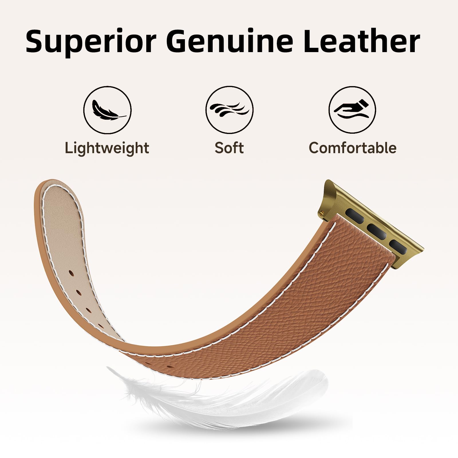 Designer Leather Band Compatible with Apple Watch 49mm46mm45mm44mm42mm41mm 40mm38mm for Women,Magnetic Buckle Replacement Strap for iWatch Ultra 3/2 /1 SE 3/2/1 Series 11/10/9/8/7/6/5/4/3/2/1