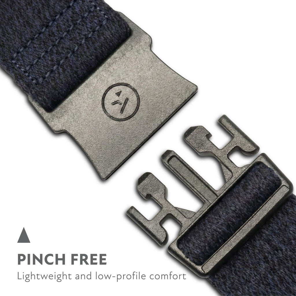 Arcade The Original Slim Unisex Adventure Belt, Narrow Width Elastic Stretch Webbing, Micro Adjust Buckle
