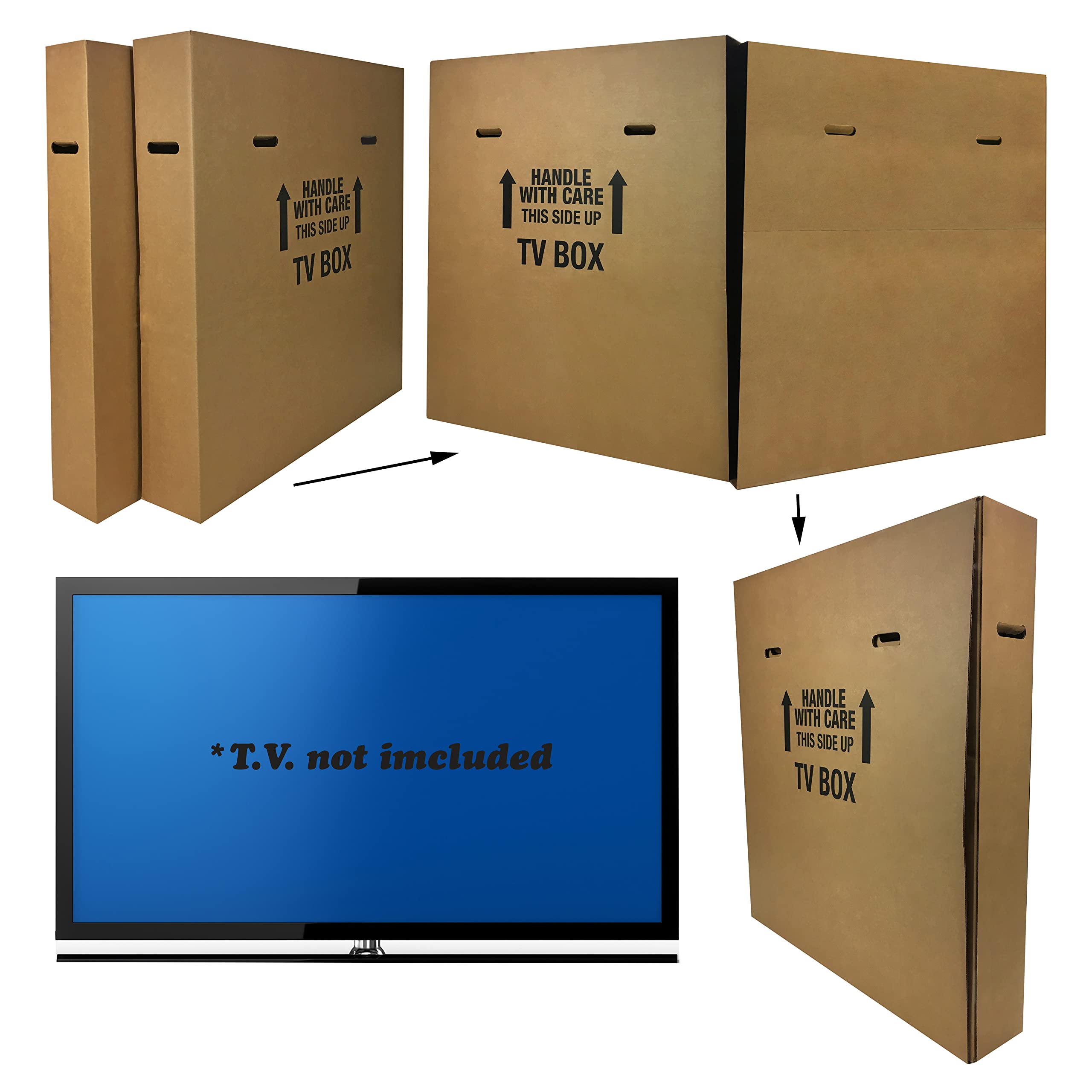 uBoxes TV Moving Box (TV Moving Box - 1 Pack)
