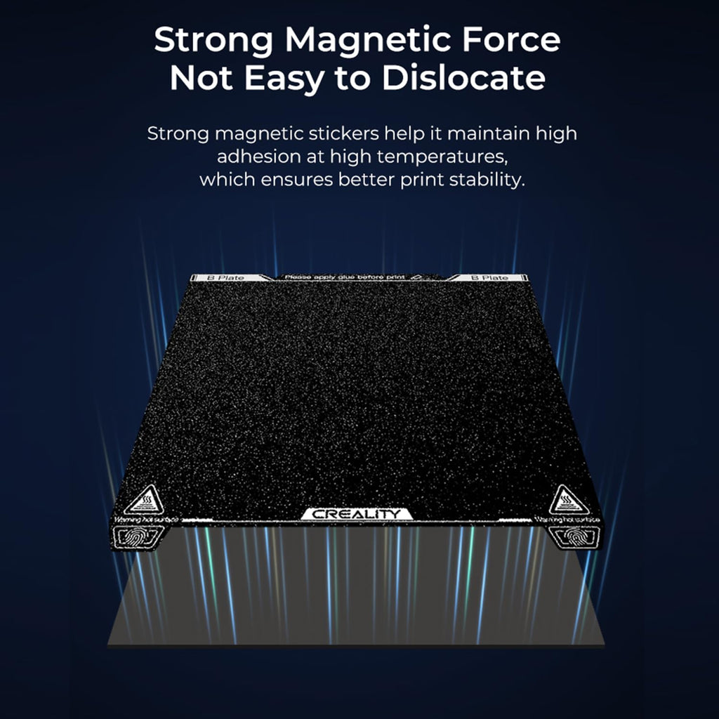 Creality Ender 3 V4 Build Plate, Original PEI Printing Plate Kit 225*250mm, Flexible Spring Steel Magnetic Platform Plate, Easy Print Removal, Heat Resistant For Creality Ender 3 V4 Combo 3D Printer